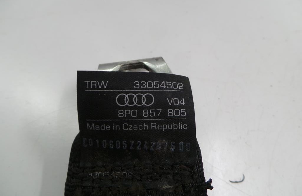 Audi A3 8P Sportback Bj.06 Sicherheitgurt Gurt hinten rechts 8P0857805